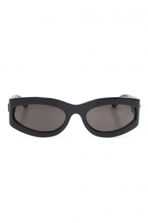 Bottega Veneta tortoiseshell-effect cat-eye sunglasses